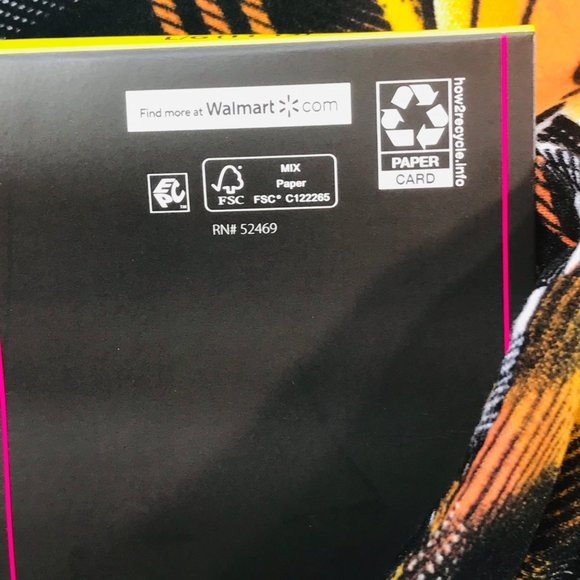 NoBo Women's Size Lg 11-13 Halloween Fall High Rise Leggings Plaid Pumpkin Black - Picture 4 of 11